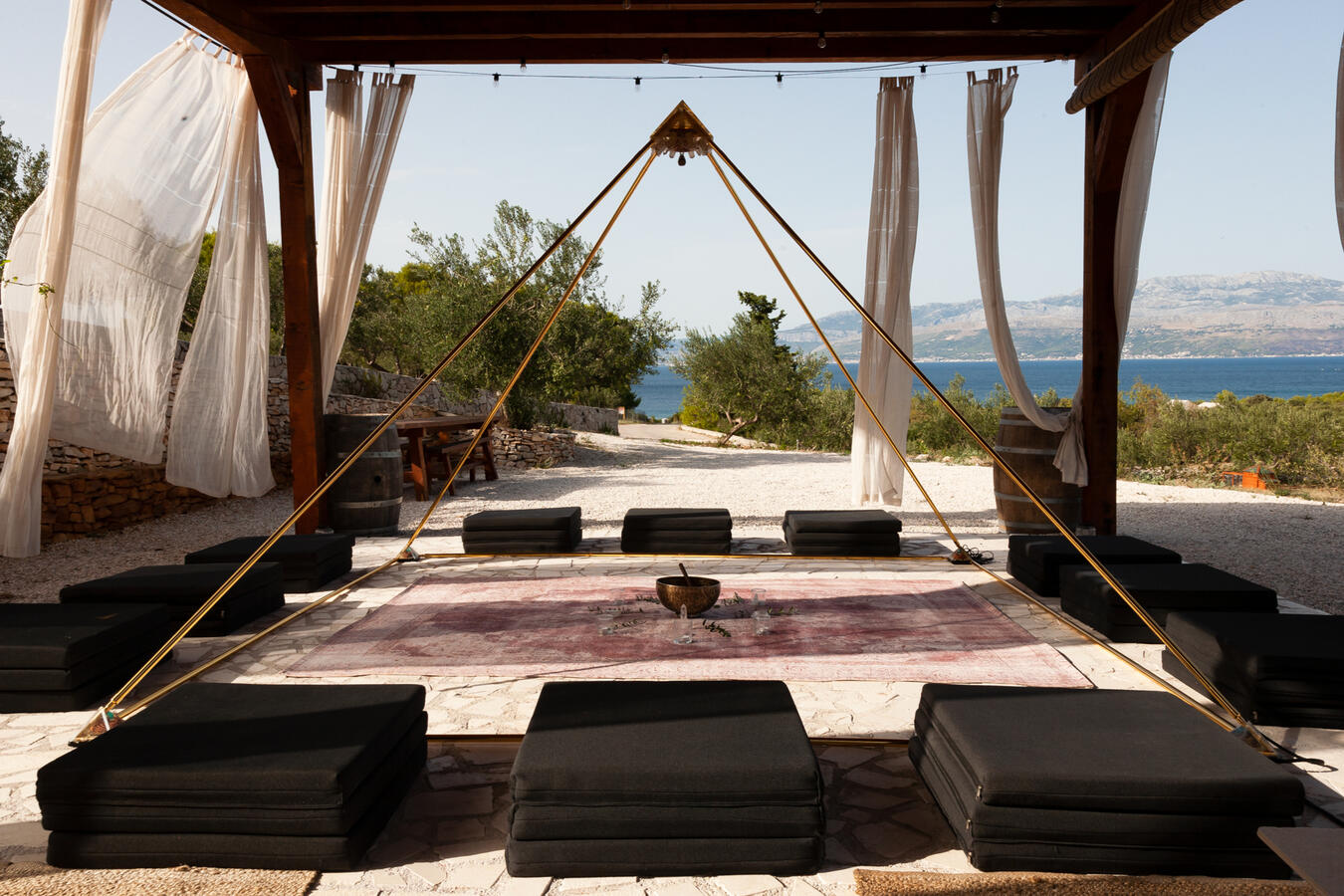 I-pyramid in Croatia, Retreat